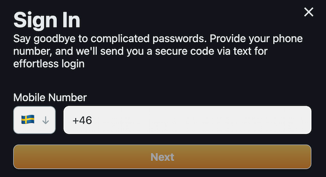 Registrera Instant casino