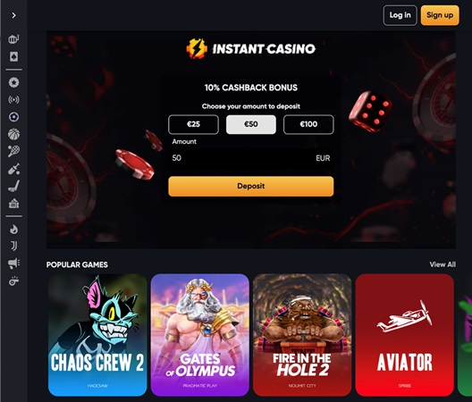 Instant casino